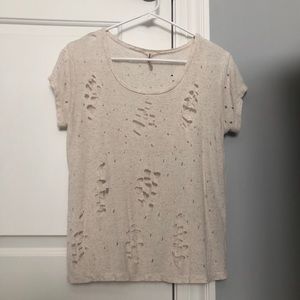 Emma & Sam Distressed Ribbed Tee